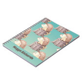 Woodland Friends Niedlich Baby Igel Notizblock (Linke Seite)