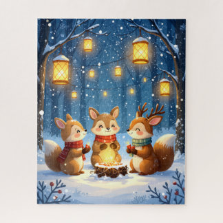 Woodland Friends Winter Ansammlung Puzzle