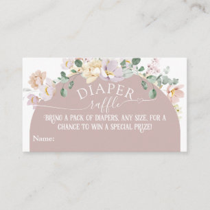 Woodland Frühling Blumenmädchen Baby Duschmaschine Begleitkarte