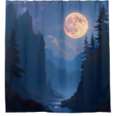 Woodland Glow -  Duschvorhang (Vorderseite)