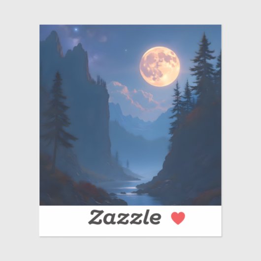 Woodland Glow - Square Vinyl Aufkleber (Blatt)