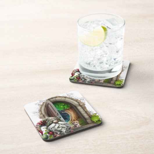 Woodland Gnome  Getränkeuntersetzer (Rechte Seite)