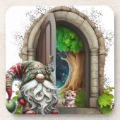 Woodland Gnome  Getränkeuntersetzer (Vorderseite)