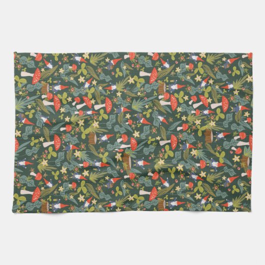 Woodland Gnomes Handtuch (Horizontal)