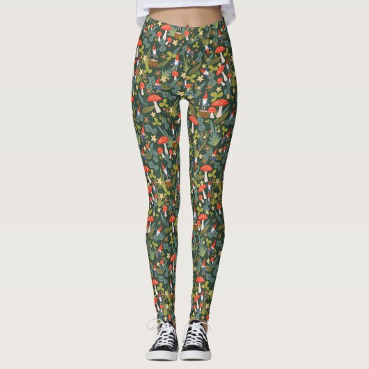 Woodland Gnomes Leggings (Vorderseite)