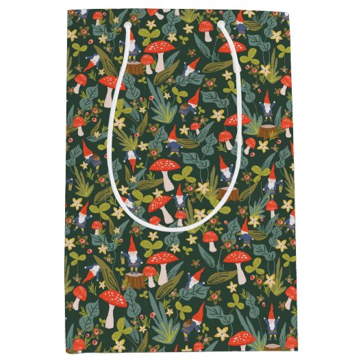 Woodland Gnomes Mittlere Geschenktüte (Vorderseite)