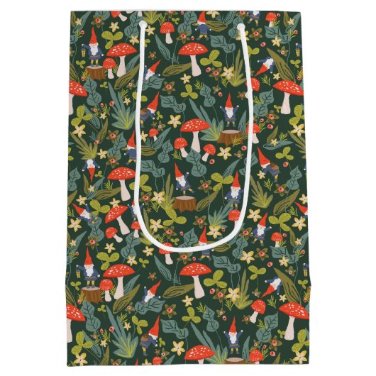 Woodland Gnomes Mittlere Geschenktüte (Rückseite)