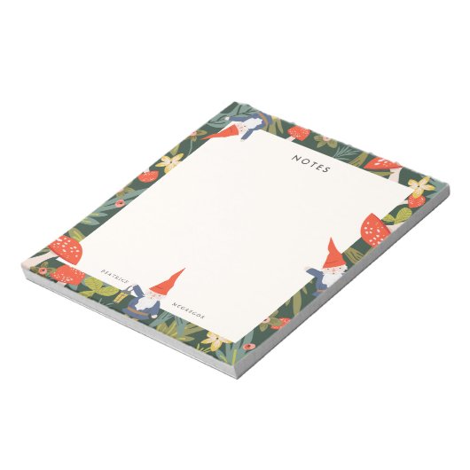Woodland Gnomes Notizblock (Rotiert)