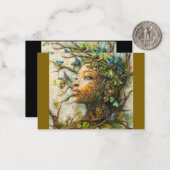 Woodland Goddess d Mitteilungskarte (Vorderseite/Rückseite Beispiel)