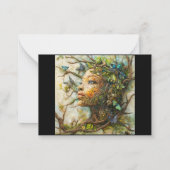 Woodland Goddess d Mitteilungskarte (Rückseite)