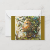 Woodland Goddess d Mitteilungskarte (Vorderseite)