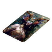 Woodland Goddess Fantasy Art Magnet (Linke Seite)