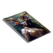 Woodland Goddess Fantasy Art Notizblock (Rechte Seite)