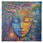 Woodland Goddess Fliese (Vorderseite)