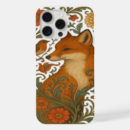 Woodland Grace Fox Motif in Bloom iPhone 15 Pro Max Hülle