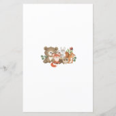 Woodland Greenerenery Shower Baby Animal Name Game (Rückseite)