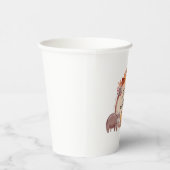 Woodland Herbst Herbstdusche Pappbecher (Rechts)