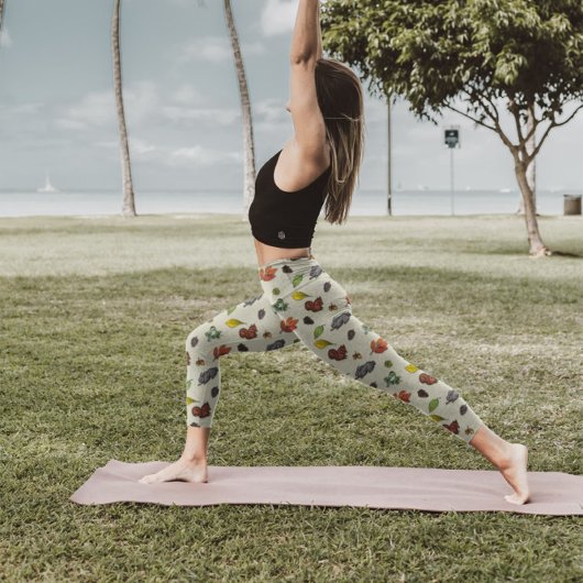 Woodland Herbstmuster Leggings