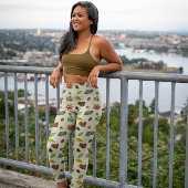 Woodland Herbstmuster Leggings