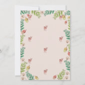 Woodland,Hirschdusche Einladung (Rückseite)