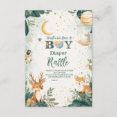 Woodland Houston, wir haben einen Boy Diapper Raff Begleitkarte (Vorderseite)