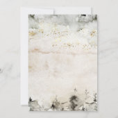 Woodland Joy Snow leopard Holiday Party Einladung (Rückseite)