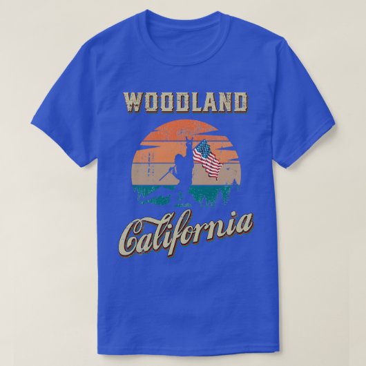 Woodland Kalifornien T-Shirt (Design vorne)
