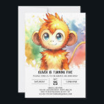 Woodland Kids Monkey Birthday Einladung<br><div class="desc">Feiern Sie im Herzen der Natur mit der Geburtstagseinladung von Woodland Kids Monkey. Diese bearbeitbare Vorlage mit niedlichen Affen- und Waldelementen ermöglicht es Ihnen, die Details für jedes Alter zu personalisieren. Laden Sie es sofort herunter und drucken Sie es auf Zuhause aus oder schicken es digital für eine charmante und...</div>