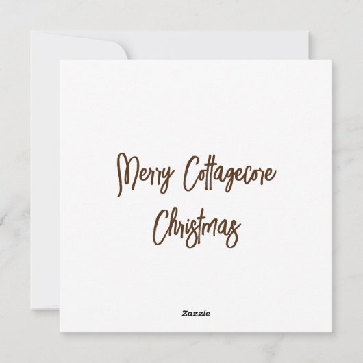 Woodland Kindermärchen in Pilzen Weihnachten (Rückseite)