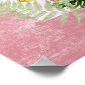 Woodland Kinderzimmer Baby Igel Animal Poster (Ecke)