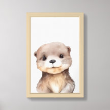 Woodland Kinderzimmer Room Décor Otter Animal