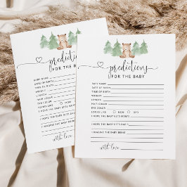 Woodland-Kleinbär-Babyvorhersagen