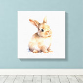 Woodland Kreaturen Sonnige Drucken Leinwanddruck (Insitu (Holzboden))