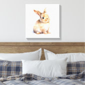 Woodland Kreaturen Sonnige Drucken Leinwanddruck (Insitu (Schlafzimmer))