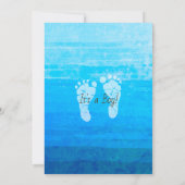 Woodland Kreaturen Waldtiere Baby Dusche Invi Einladung (Rückseite)