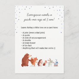 Woodland Late night diaper Spiel Table sign Boy Einladung