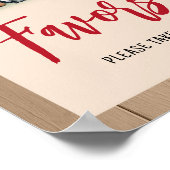 Woodland Lumberjack Baby Duwer Favoriten Poster (Ecke)