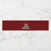 Woodland Lumberjack Baby Shower Animes Rustikal Wasserflaschenetikett (Einzelnes Label)