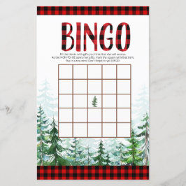 Woodland Lumberjack Forest Bingo Spiel