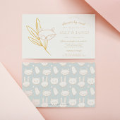 Woodland Mairytale Baby Shower by Mail Einladung