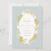 Woodland Mairytale Kinderdusche Einladung (Vorderseite)