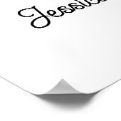 Woodland Manor Baby Dusche Begrüßungszeichen Plaka Poster (Ecke)