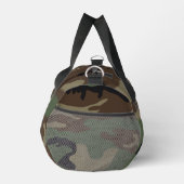 Woodland Military Camouflage Pattern Duffle Bag (Rechts)