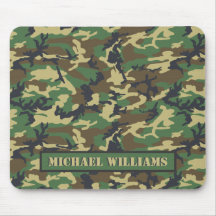 Woodland Military Camouflage Print - Personalisier