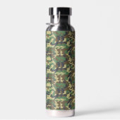 Woodland Military Camouflage Print - Personalisier Trinkflasche (Rechts)