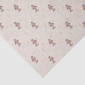 Woodland Mommy and Baby Owl Pattern Baby Dusche Seidenpapier (Ausschnitt)