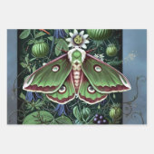 Woodland Moth Geschenkpapier Set (Vorderseite)