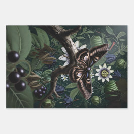 Woodland Moth Geschenkpapier Set