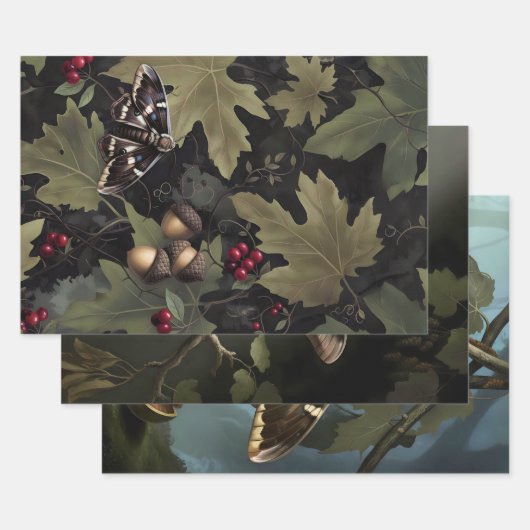 Woodland Moth Geschenkpapier Set (Set)