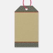 Woodland Mouse Weihnachtsgeschenk Tag Geschenkanhänger (Rückseite)